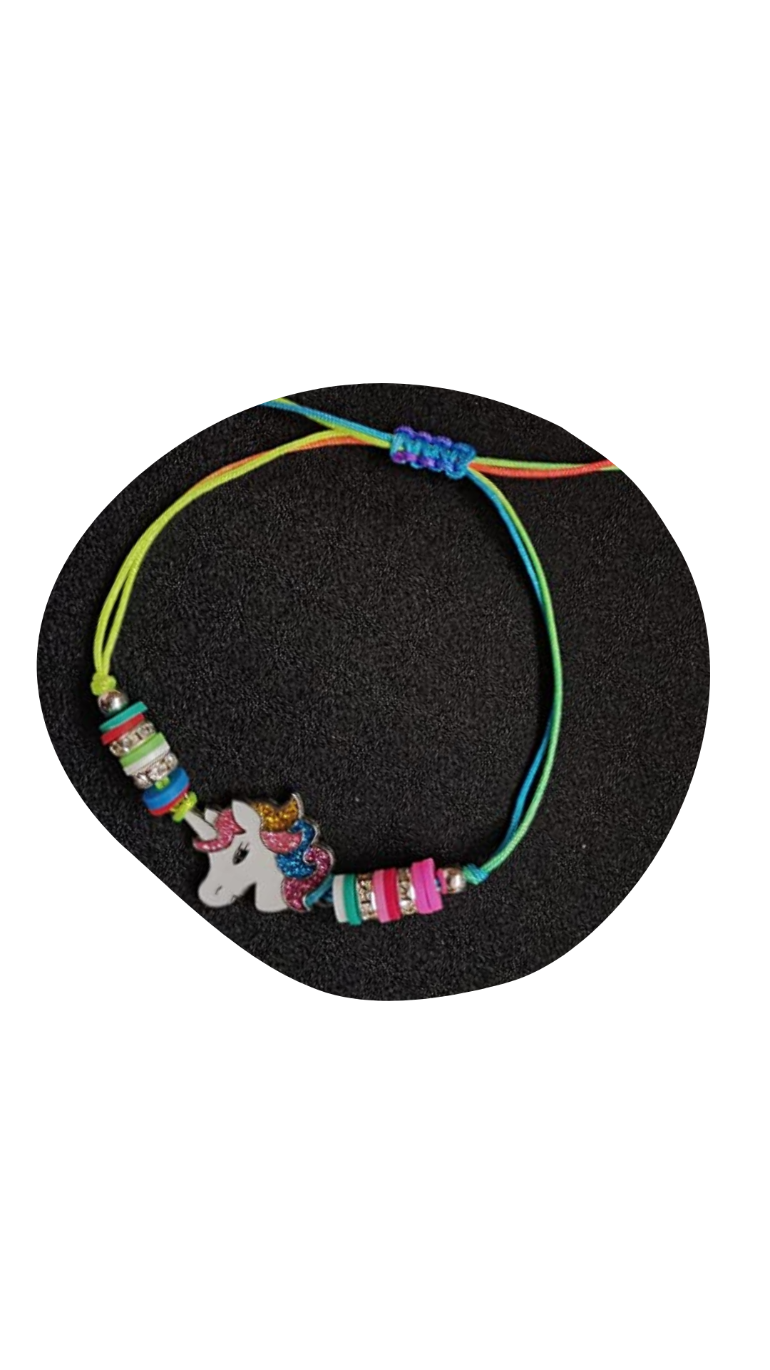 Girl's Braided Unicorn Bracelet